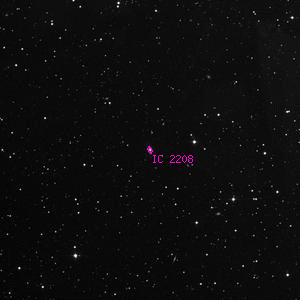 DSS image of IC 2208