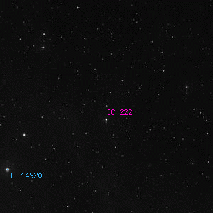 DSS image of IC 222