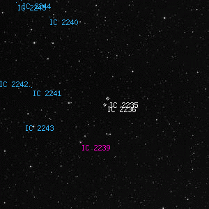 DSS image of IC 2236