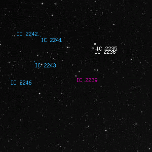DSS image of IC 2239