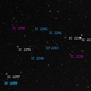 DSS image of IC 2243
