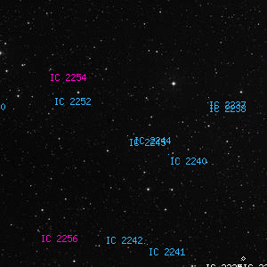 DSS image of IC 2244