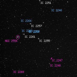 DSS image of IC 2255