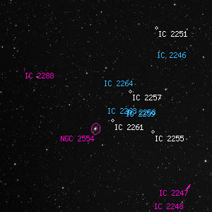 DSS image of IC 2263