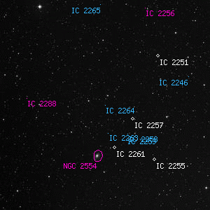 DSS image of IC 2264