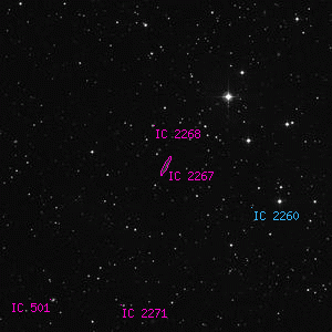 DSS image of IC 2267