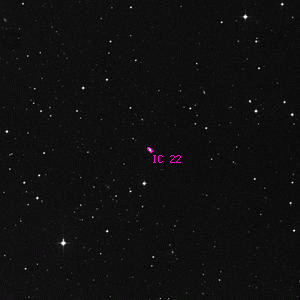 DSS image of IC 22
