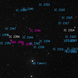 DSS image of IC 2334