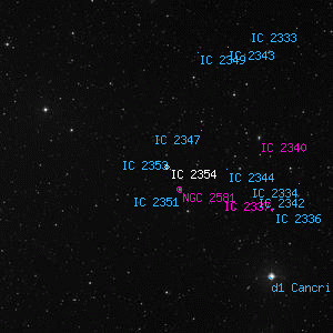 DSS image of IC 2354