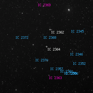 DSS image of IC 2364