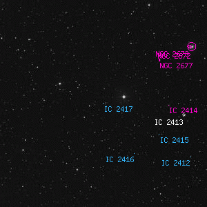 DSS image of IC 2417