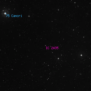 DSS image of IC 2435