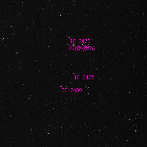 DSS image of IC 2475