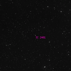 DSS image of IC 2481