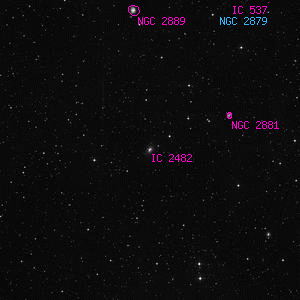 DSS image of IC 2482