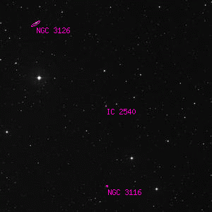 DSS image of IC 2540