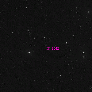 DSS image of IC 2542