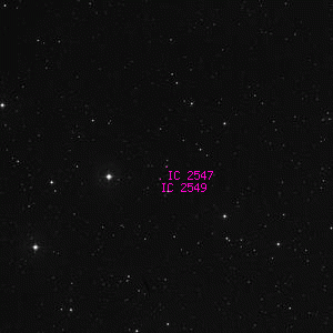 DSS image of IC 2547