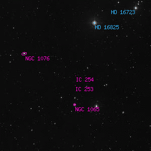 DSS image of IC 254