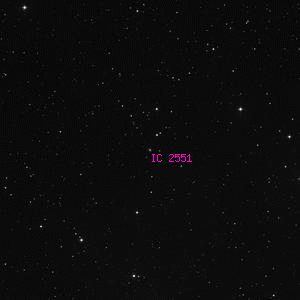 DSS image of IC 2551