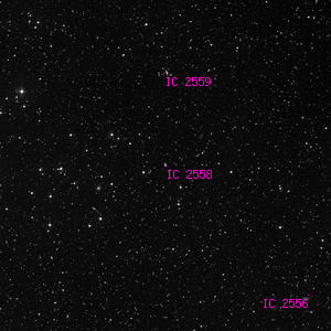 DSS image of IC 2558