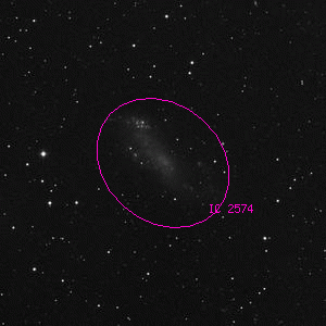 DSS image of IC 2574