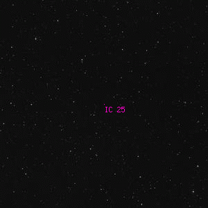 DSS image of IC 25
