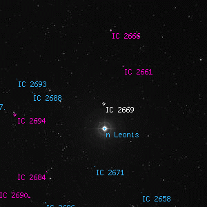 DSS image of IC 2669