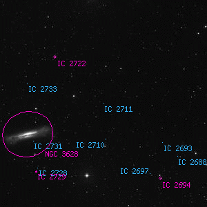 DSS image of IC 2711