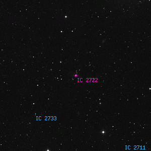DSS image of IC 2722