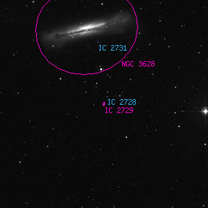 DSS image of IC 2729