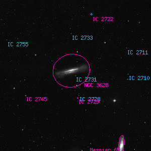 DSS image of IC 2731