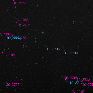 DSS image of IC 2736