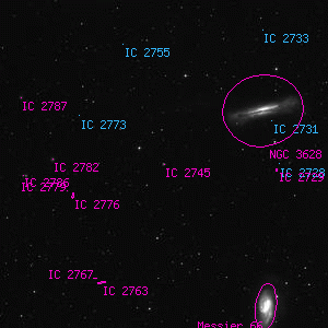 DSS image of IC 2745