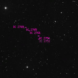 DSS image of IC 2752