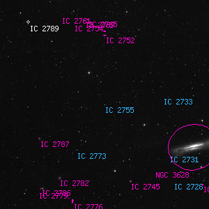 DSS image of IC 2755
