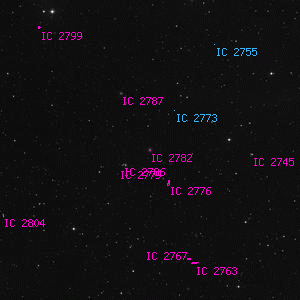 DSS image of IC 2782