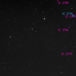 DSS image of IC 2802