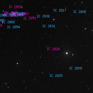 DSS image of IC 2828