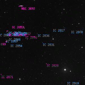 DSS image of IC 2831