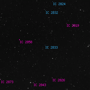 DSS image of IC 2833