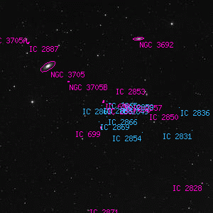 DSS image of IC 2867