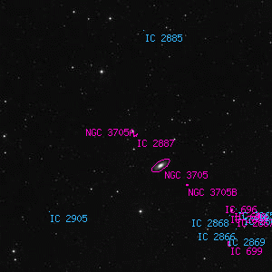 DSS image of IC 2887