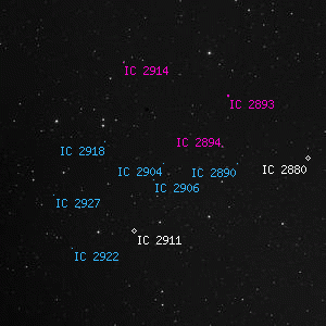 DSS image of IC 2904
