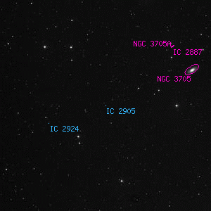 DSS image of IC 2905