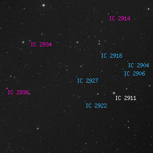 DSS image of IC 2927