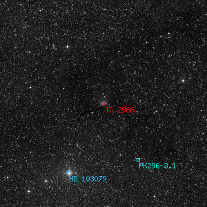 DSS image of IC 2966