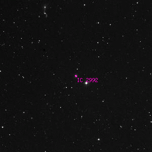 DSS image of IC 2992