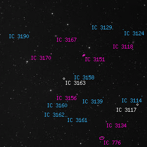 DSS image of IC 3158