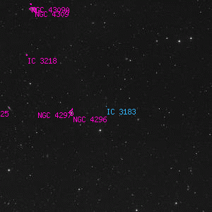 DSS image of IC 3183